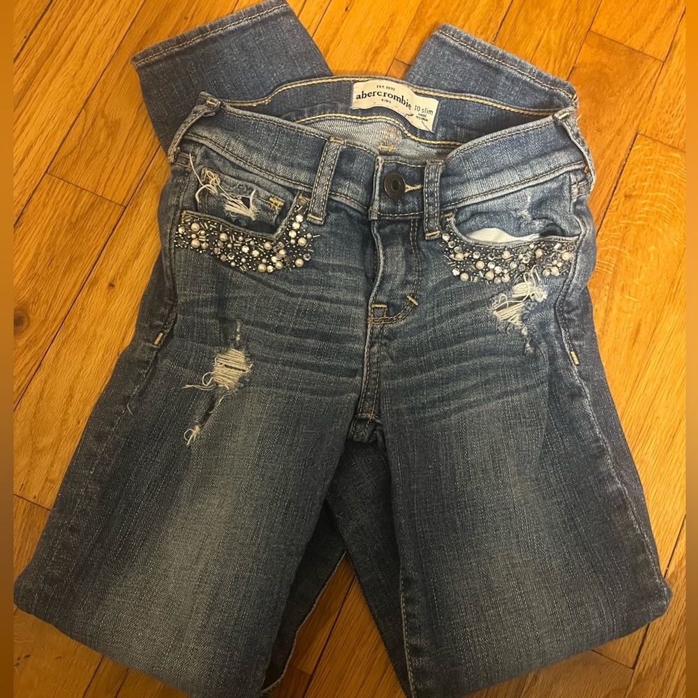 Abercrombie & Fitch Girl’s Slim Jeans EUC